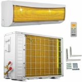 A++/A++ ECO Smart Inverter Golden-Fin 12000 BTU 3,5 kW Split Klimaanlage mit Wärmepumpe INVERTER Klimagerät und Heizung - 1