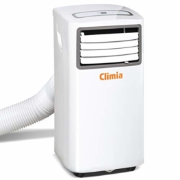 Climia CMK 2600 mobiles Klimagerät mit ökologischem Kühlmittel, 3-in-1 Klimaanlage – Aircondition, Ventilator und Luftentfeuchter - 1