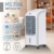 3in1 Mini Aircooler | 4 Liter Kapazität | Mobile Klimaanlage | 3 Geschwindigkeitsstufen | Klimagerät | Luftreiniger | Klima Ventilator | Luftkühler | Air Cooler | (Weiß) - 5