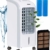 3in1 Mini Aircooler | 4 Liter Kapazität | Mobile Klimaanlage | 3 Geschwindigkeitsstufen | Klimagerät | Luftreiniger | Klima Ventilator | Luftkühler | Air Cooler | (Weiß) - 1