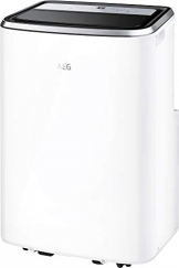 AEG Chillflex Pro AXP26U338CW mobiles Klimagerät / LED Display / Touch-Buttons / Fernbedienung / 30-40 m² / Kühlfunktion / Ventilator / Entfeuchtungsfunktion / Automatik / weiß/silber/schwarz - 1