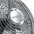 Brandson - Tischventilator Design Retro - Ventilator mit 3 Geschwindigkeitsstufen - mobiler Lüfter - Oszillation 80° - Neigungswinkel ca. 40° - robustes Voll-Metallgehäuse - Modell 2021 Silverline - 3