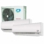 DUO SPLIT 12000+12000 30+30 m² KLIMAANLAGE DILOC KOMPRESSOR SHARP WIFI R32 - 1