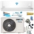 18000 BTU 5,3kW ULTRA - Split Klimaanlage + Heizung ECO Smart WiFi Self-Clean Super-Ioniser Follow Me komplett Set leise inkl. 3m Leitungen - 1