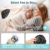 COZII Mini Ventilator, USB Ventilator Clip Ventilator Tischventilator mit LED-Anzeige, 5 Geschwindigkeiten 720° Drehung, 16cm Tragbarer Ventilator Leise für Zuhause, Büro, Outdoor, Reisen (Schwarz) - 5