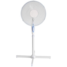 Grafner XXL Standventilator mit Oszillation, Ø41 cm, 3 Geschwindigkeitsstufen, höhenverstellbar, leise & kraftvoll, 45 Watt, Säulenventilator Standventilator Turmventilator - 1