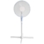 Grafner XXL Standventilator mit Oszillation, Ø41 cm, 3 Geschwindigkeitsstufen, höhenverstellbar, leise & kraftvoll, 45 Watt, Säulenventilator Standventilator Turmventilator - 1