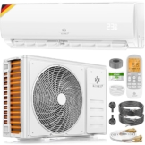KESSER® Split Klimaanlage Set Quick Connect 12000 BTU 3,4 kW – WiFi & App Klimagerät mit Heizfunktion & Kühlmodus Wandklimaanlage, mit Kupferleitung Kältemittel R32 Inkl. Montagematerial - 1