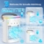 Klimaanlage Mobil, Mini Klimaanlage für Zimmer, 4 In 1 Luftkühler mit Wasserkühlung 1000Ml Klimagerät Ohne Abluftschlauch, Portable Air Conditioner mit 3 Modi & Bunt Licht Raumkühler für Räume Büro - 2