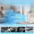 Klimaanlage Mobil, Mini Klimaanlage für Zimmer, 4 In 1 Luftkühler mit Wasserkühlung 1000Ml Klimagerät Ohne Abluftschlauch, Portable Air Conditioner mit 3 Modi & Bunt Licht Raumkühler für Räume Büro - 6