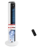 Levoit - DC Motor Turmventilator - 20dB sehr leiser Ventilator - 4 Modi/12 Stufen/12 Std Timer - Fan mit Fernbedienung & Kühlung - Tower Fan mit 7,9m/s Geschwindigkeit - 24W Standventilator - 1