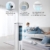 Midea 4-in-1 Mobile Klimaanlage ohne Abluftschlauch | Turmventilator mit Wasserkühlung & Luftbefeuchter | | Luftkühler mobil mit 5L Wassertank, 355m³/h Luftstrom, Ionisation, Fernbedienung (55W, Weiß) - 2