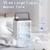 Mobile Klimaanlage, 1500ML-Ventilator, 4 Geschwindigkeiten, 7-farbige LED-Beleuchtung, 2 Sprühfunktionen und 1-8-Stunden-Timer – ideal für Schlafzimmer und Büros - 6