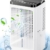 Mobile Klimaanlage, 1500ML-Ventilator, 4 Geschwindigkeiten, 7-farbige LED-Beleuchtung, 2 Sprühfunktionen und 1-8-Stunden-Timer – ideal für Schlafzimmer und Büros - 1