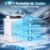 Mobile Klimaanlage, Air Conditioner Portable, Klimagerät ohne Abluftschlauch, Mini Klimaanlage mit Spray und Buntem Nachtlicht, Mobile Klimageräte für Zuhause, Büro, Camping - 2
