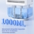 Mobiles Klimaanlage, Klimagerät Tragbare 1000ML Air Cooler 4 in 1 Persönlich Ventilator,2/4H Timer, 3 Geschwindigkeiten, 90°Oszillation. - 6