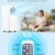 Mobiles Klimagerät - 7000BTU Klimaanlage Mobil mit Abluftschlauch, Kühl-/Ventilations-/ Entfeuchtungs-/Schlafmodus Alle-in-1, Digitalanzeige & Fernbedienung, 360° Rollen, 24H Timer, inkl. Fenster-Kit - 5