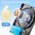 TriPole Schreibtisch Ventilator Batteriebetrieben, 180° Tragbarer Ventilator, 3-Geschwindigkeits USB-Ventilator, Ultradünner Mini-Ventilator für Home Office Reisegeschenke für Frauen Männer, Schwarz - 2
