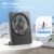 TriPole Schreibtisch Ventilator Batteriebetrieben, 180° Tragbarer Ventilator, 3-Geschwindigkeits USB-Ventilator, Ultradünner Mini-Ventilator für Home Office Reisegeschenke für Frauen Männer, Schwarz - 5