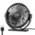 TriPole Ventilator Leiser, Mini Ventilator mit 3 Geschwindigkeiten, USB Tischventilator Leistungsstarker Tragbarer mit 360°Neigung. Elektrischer Ventilator klein für Einsatz Büro, Schlafzimmer,Reisen - 1